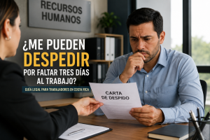 Lee más sobre el artículo Caso Laboral #001 ¿Me pueden despedir por faltar tres días al trabajo en Costa Rica?